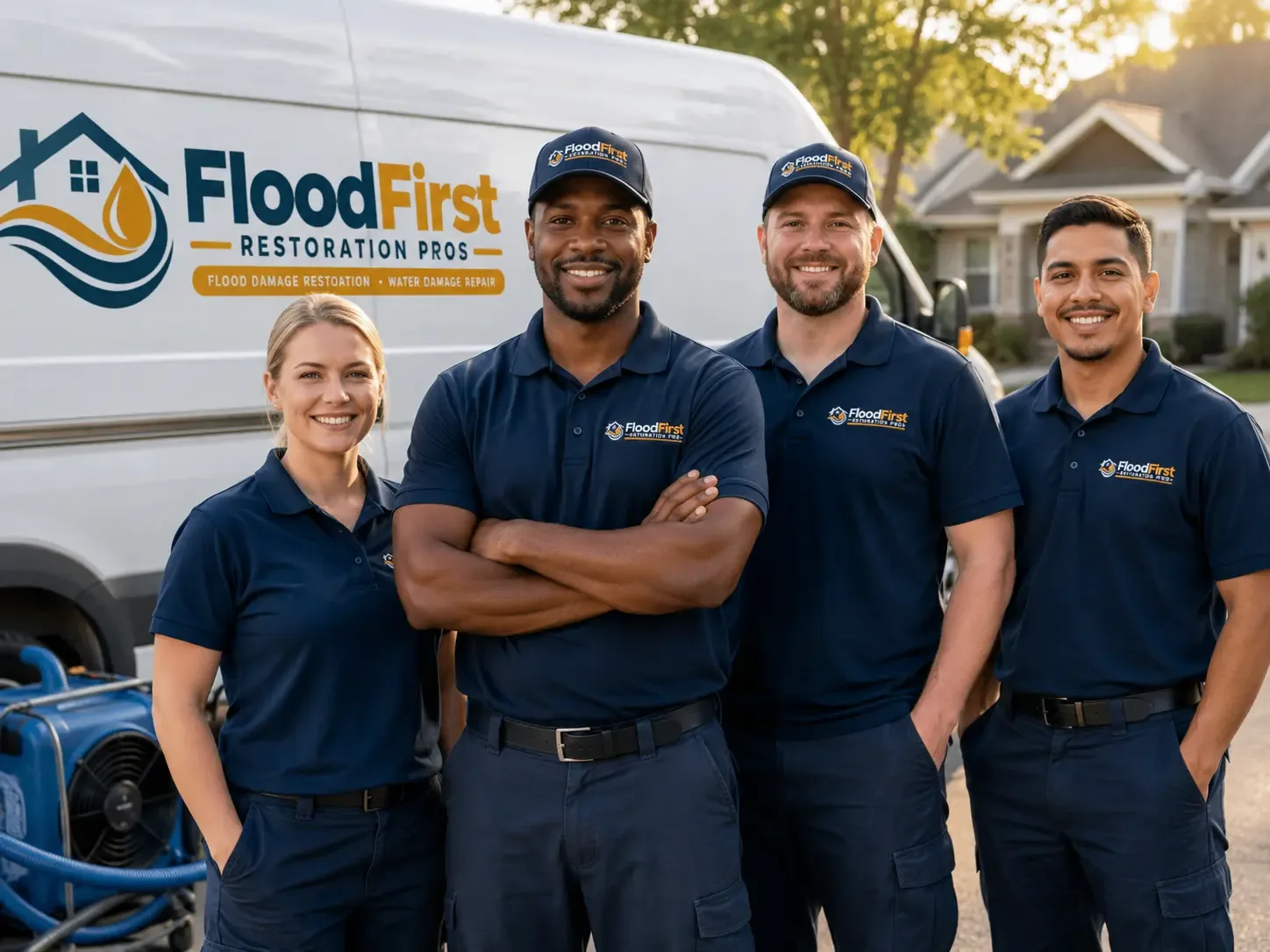 Flood Damage Restoration company in Vaughnsville, OH